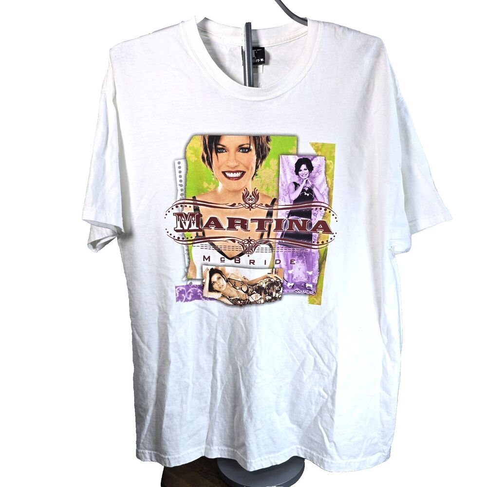 Martina McBride 2004 Tour T Shirt XL White Country Concert Graphic Double Sided